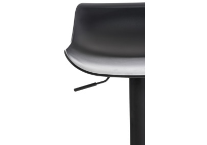 Lot de 4 tabourets de bar Aveiro noir