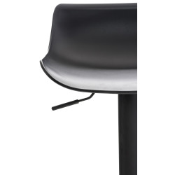 Ensemble de 4 tabourets de bar Aveiro noir