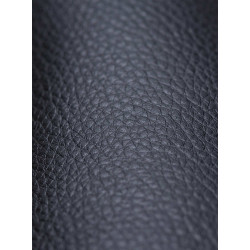 Tabouret de bar Foley en similicuir noyer/noir