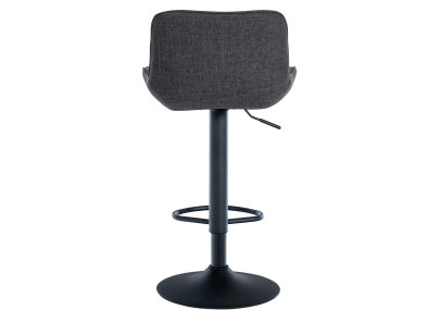 Set di 2 Sgabello da bar Minosa nero,Tessuto