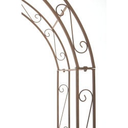 Lenz arche de roses brunes antiques