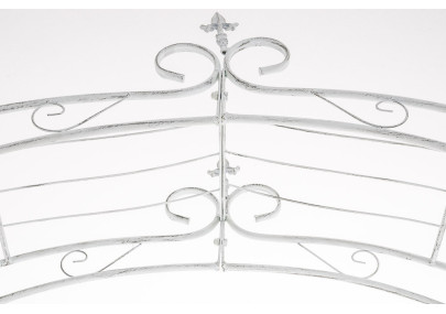 Rose arche Soleil blanc antique