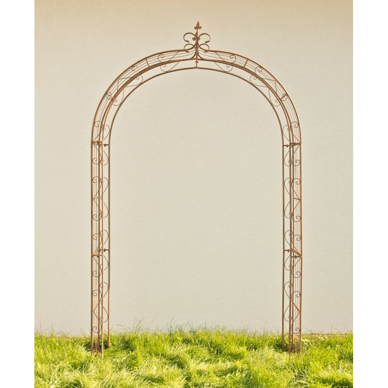 Arco Pergolato Sun da Giardino antico marrone