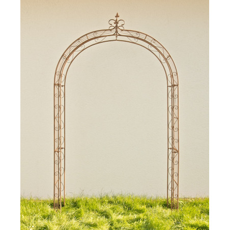 Arco Pergolato Sun da Giardino antico marrone