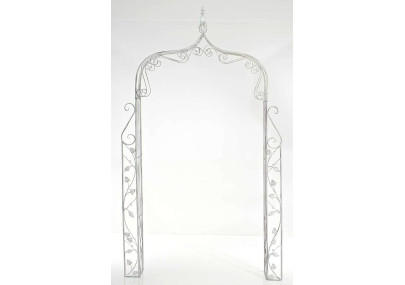 Arc de rose Aurora blanc antique