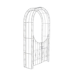 Arc de rose avec portail Sina blanc antique