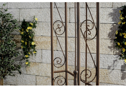 Arc de rose avec portail Sina brun antique