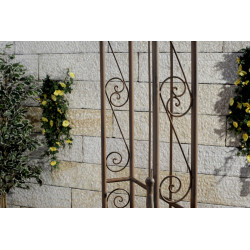 Arc de rose avec portail Sina brun antique