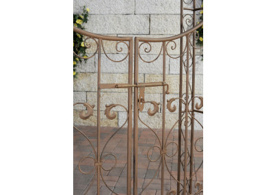 Arc de rose avec portail Sina brun antique