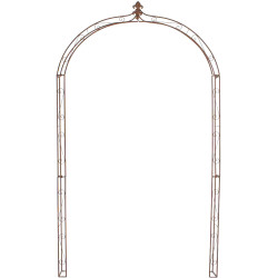 Anna, arche de roses brunes antiques