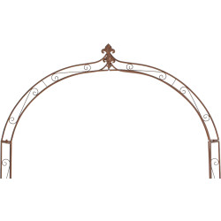 Anna, arche de roses brunes antiques