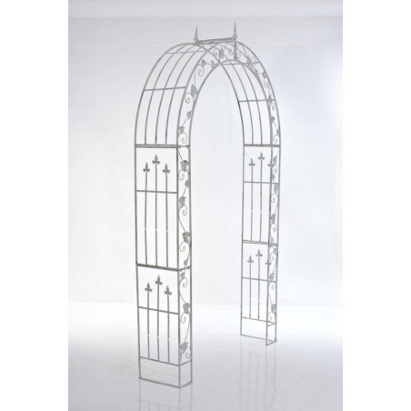 Emma, arche de roses blanches antiques