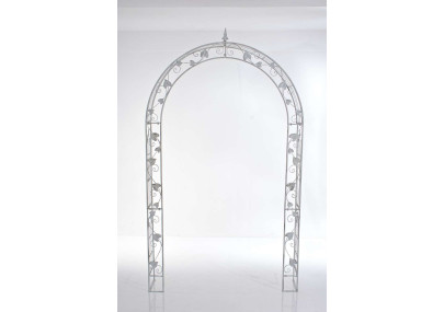 Emma, arche de roses blanches antiques