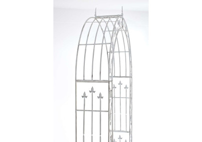 Emma, arche de roses blanches antiques