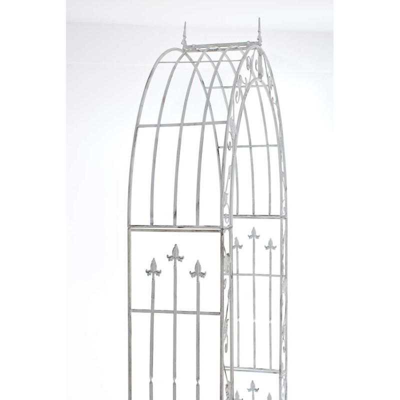 Emma, arche de roses blanches antiques