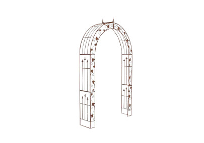 Emma, arche de roses marron antique