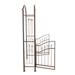 Arche de roses de Louxor avec portail, marron