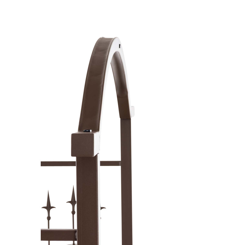 Entrada Arco De Flores Luxos Con Puerta Marrón