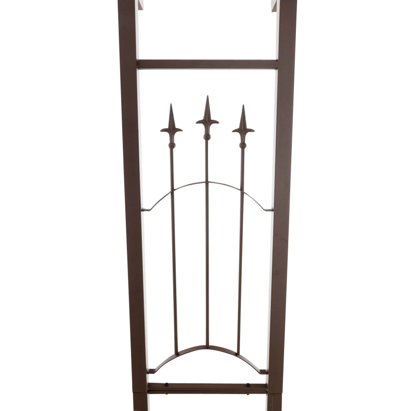 Arche de roses de Louxor avec portail, marron