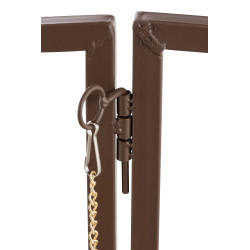 Arche de roses de Louxor avec portail, marron