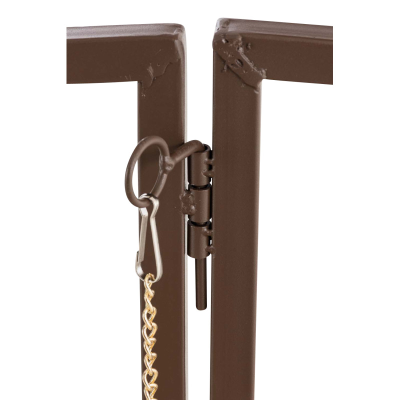 Arche de roses de Louxor avec portail, marron