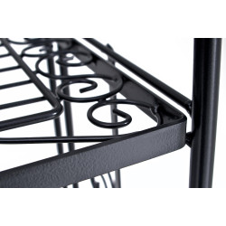 Étagère autoportante noire Ciara