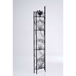 Scaffale Angoliera Marie in Ferro nero