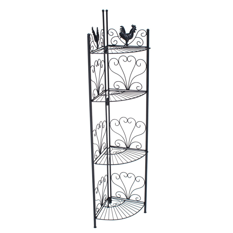 Étagère autoportante noire Marie