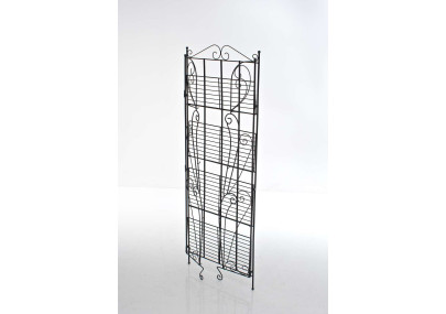 Estantería de Hierro Plegable Lea Negro