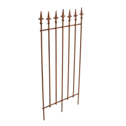 Griglia per Piante Rampicanti Elisa in Metallo antico marrone
