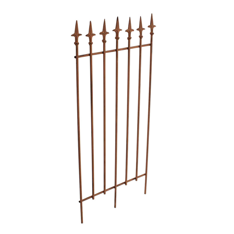 Reja De Metal Elisa Para Trepadoras Marrón antiguo