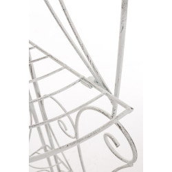 Étagère autoportante Irma blanc antique