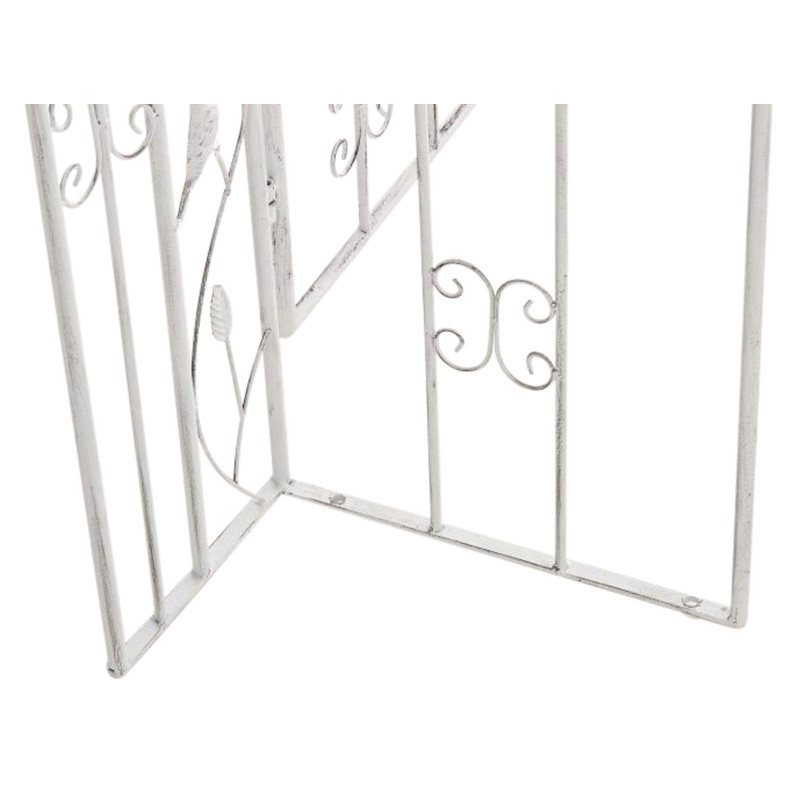 Arco per Rampicanti Grenada con Cancello bianco antico