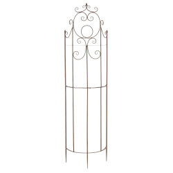 Griglia in Metallo per Rampicanti Lavendel antico marrone