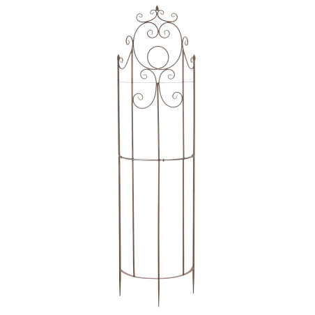 Griglia in Metallo per Rampicanti Lavendel antico marrone