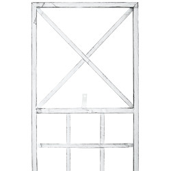 Treillis blanc antique Trigo