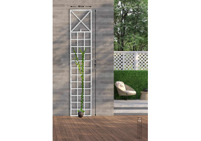 Treillis blanc antique Trigo