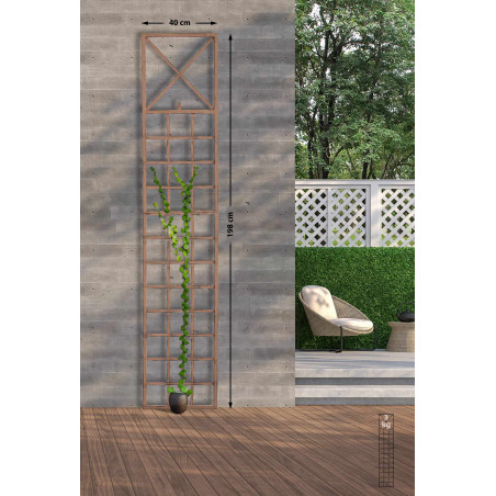 Treillis brun antique Trigo