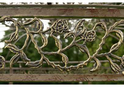 Pavillon de luxe, style romantique, rond, 350 cm, bronze