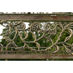 Pavillon de luxe, style romantique, rond, 350 cm, bronze