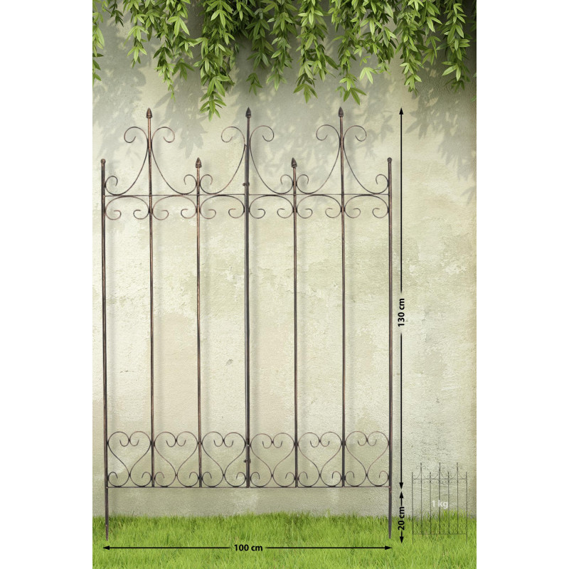 treillis de bronze lilas