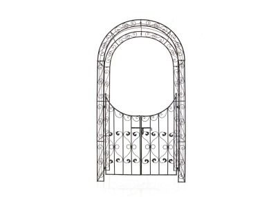 Arc en rosace avec portail en bronze de Sina