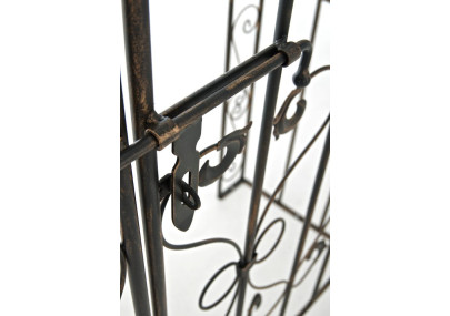 Arco de Jardín con Puerta Sina Bronce