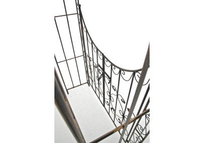 Arco de Jardín con Puerta Sina Bronce