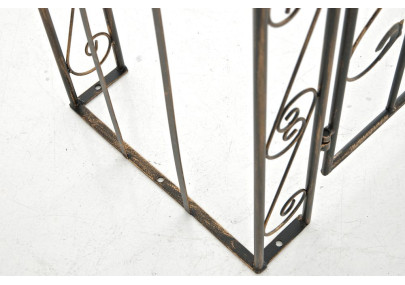 Arco de Jardín con Puerta Sina Bronce