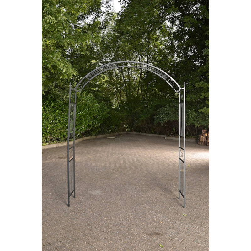 Arco Da Giardino Flexi In Metallo nero