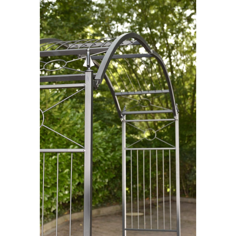 Arco Da Giardino Flexi In Metallo nero