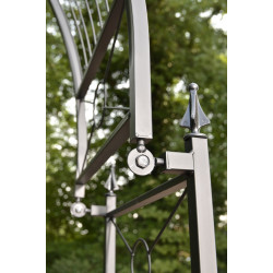 Arco Da Giardino Flexi In Metallo nero