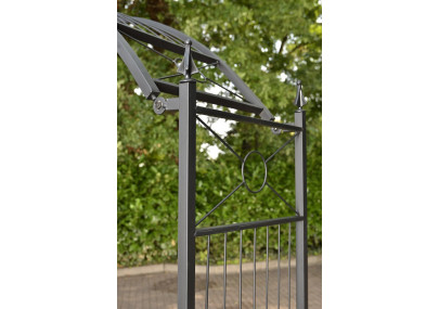 Arco Da Giardino Flexi In Metallo nero