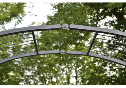 Arco Da Giardino Flexi In Metallo nero